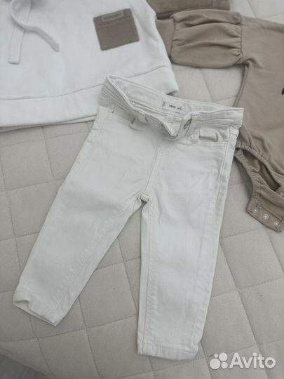 Худи, джинсы Mango, боди