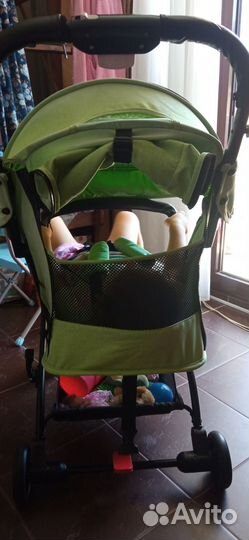 Детская прогулочная легкая коляска
