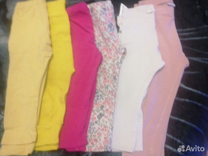 Детские вещи для девочки пакетом 74 80