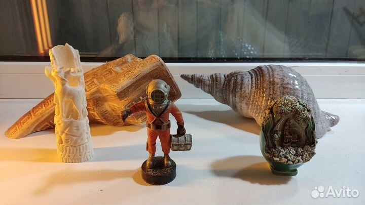 Декорации для аквариума (корабль)