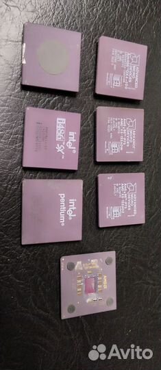 Процессоры ретро AMD, Intel I486 SX, Pentium 1