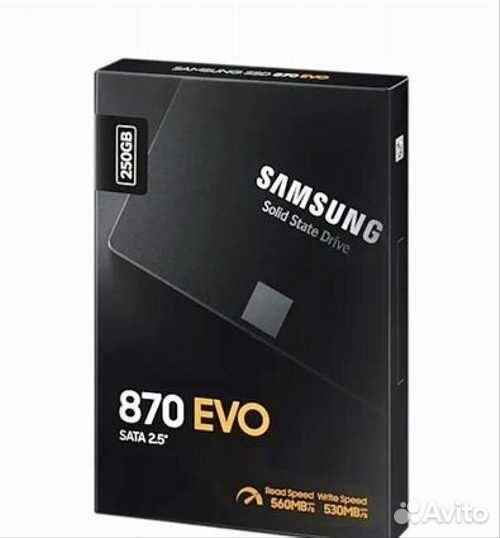 Новый Ssd samsung 870 evo 250gb