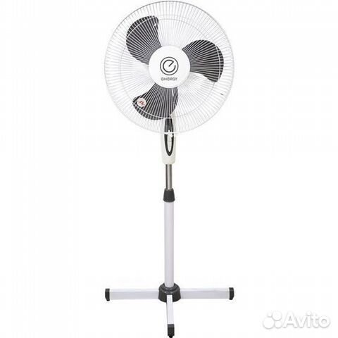 Вентилятор напольный-kelli kl-1016w белый 120w