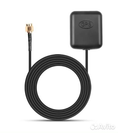 Антенна GPS+глонасс авто (SMA, 28дБ, 3м) CAA48