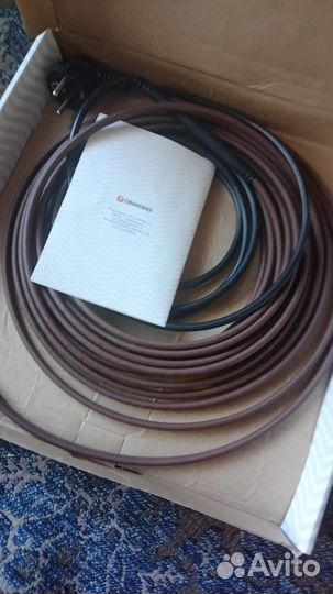 Греющий кабель Grandeks 17-2, новый, 8м