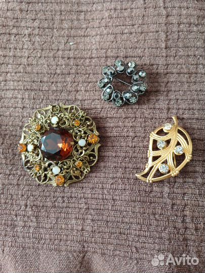 Винтажные броши СССР