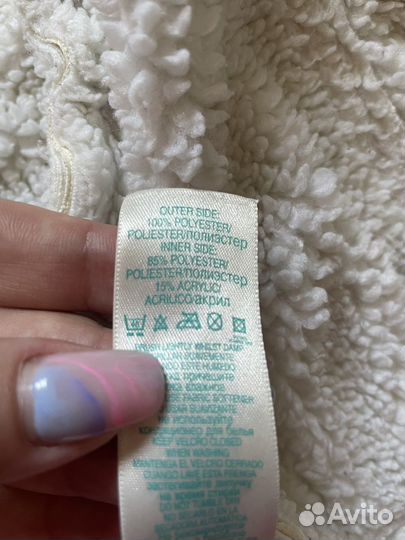 Дубленка для девочки 92