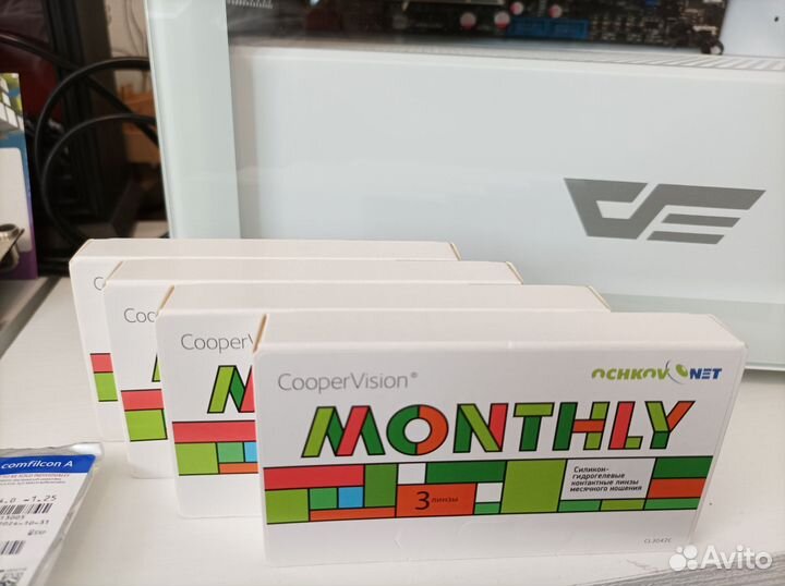 Линзы контактные CooperVision -1,25 на год