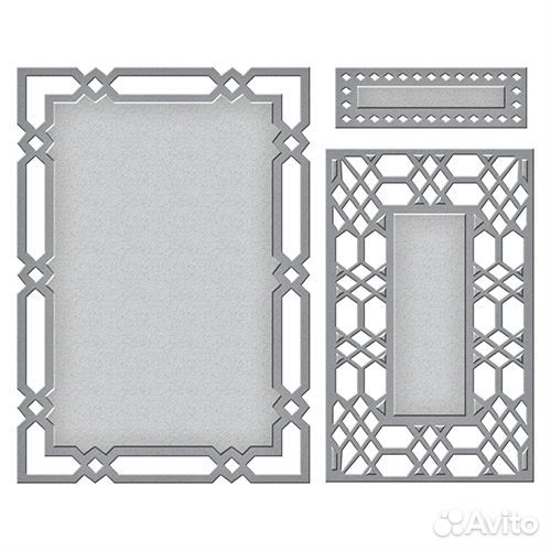 Набор ножей Spellbinders Nestabilities Card Creat