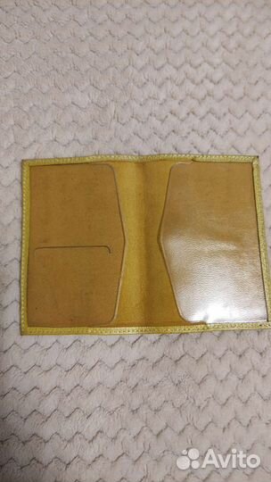 Обложка на паспорт натуральная кожа