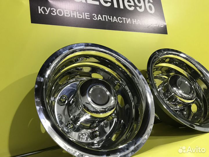 Колпаки задние inox хром глубокие
