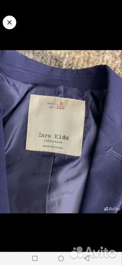 Костюм zara 110 для мальчика, кожаная куртка