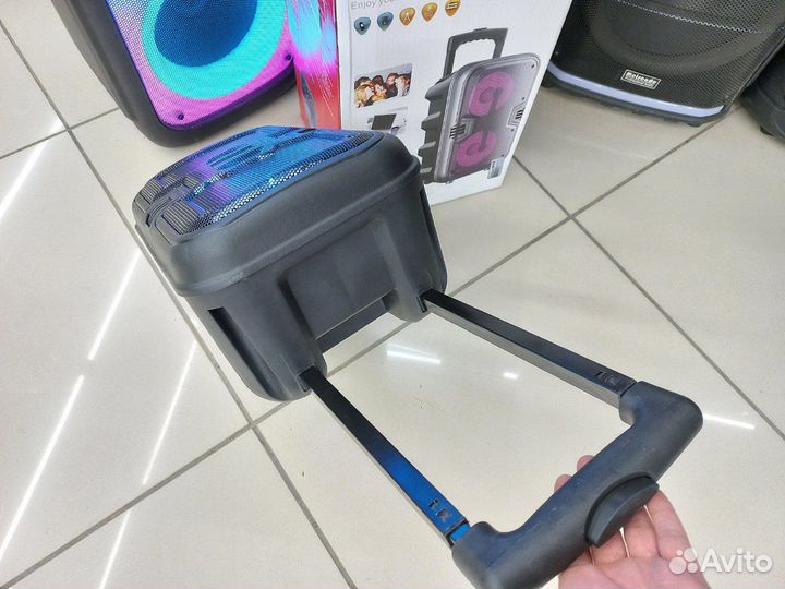 Большая колонка с микрофоном 100вт JBK-6519