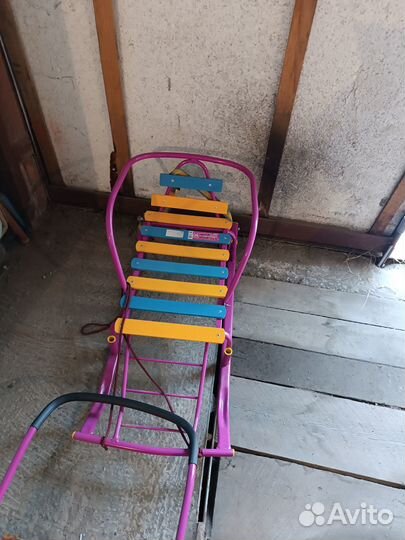 Детские зимние санки