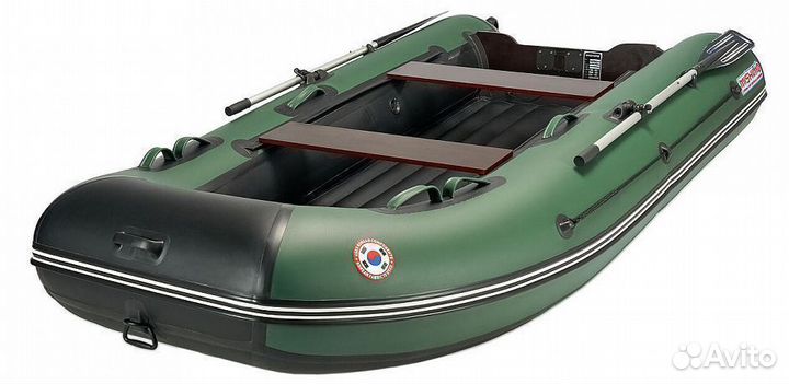 Лодка mishimo lite 335 Зеленый-черный