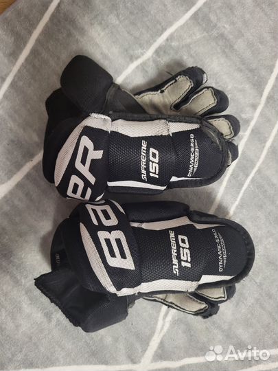 Краги хоккейные детские bauer 8