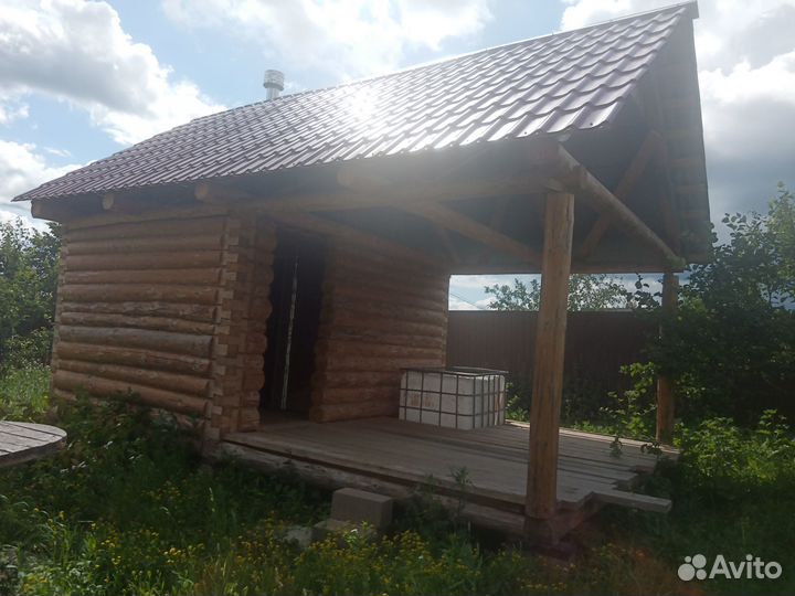 Готовая баня из сруба