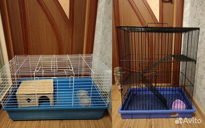 Клетки большие укомплектованные для грызунов