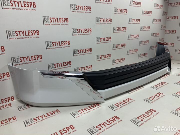 Губа на бампер Toyota Land Cruiser 200