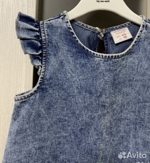 Сарафан джинсовый для девочки 116 размер