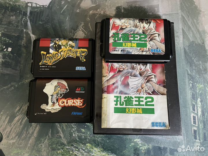 Японские картриджи для sega