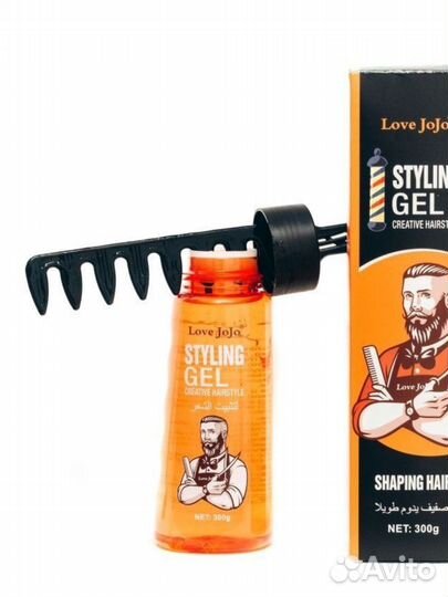 Стайлинг-гель для волос с раческой