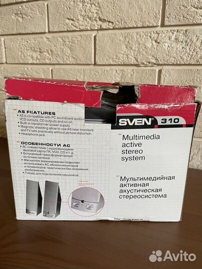 Колонки для компьютера sven 310