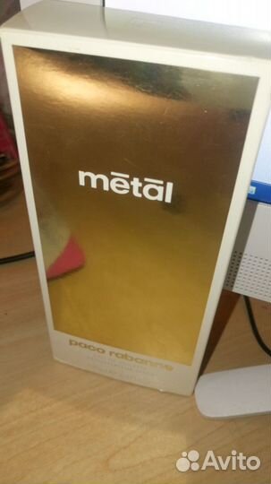 Paco Rabanne Metal.100ml.Оригинал.Снят.Жен.Винтаж