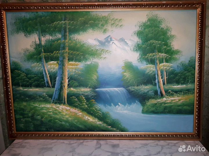 Картина водопад