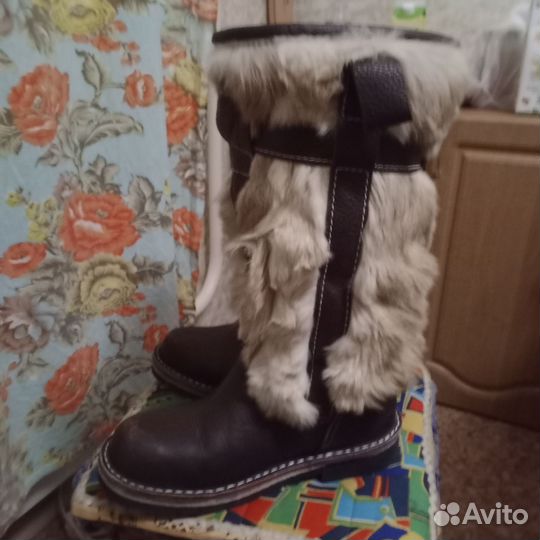 Сапоги унты женские зимние