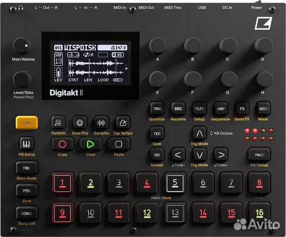 Elektron Digitakt II (предзаказ) купить в Санкт-Петербурге с доставкой ...