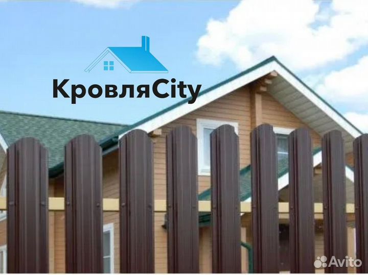 Штакетник для забора / евроштакетник