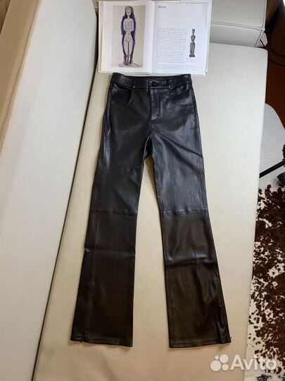 Брюки кожаные Chanel