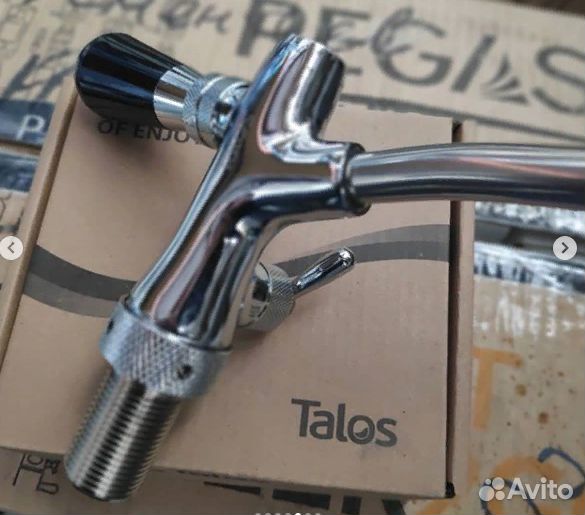 Кран с компенсатором хром