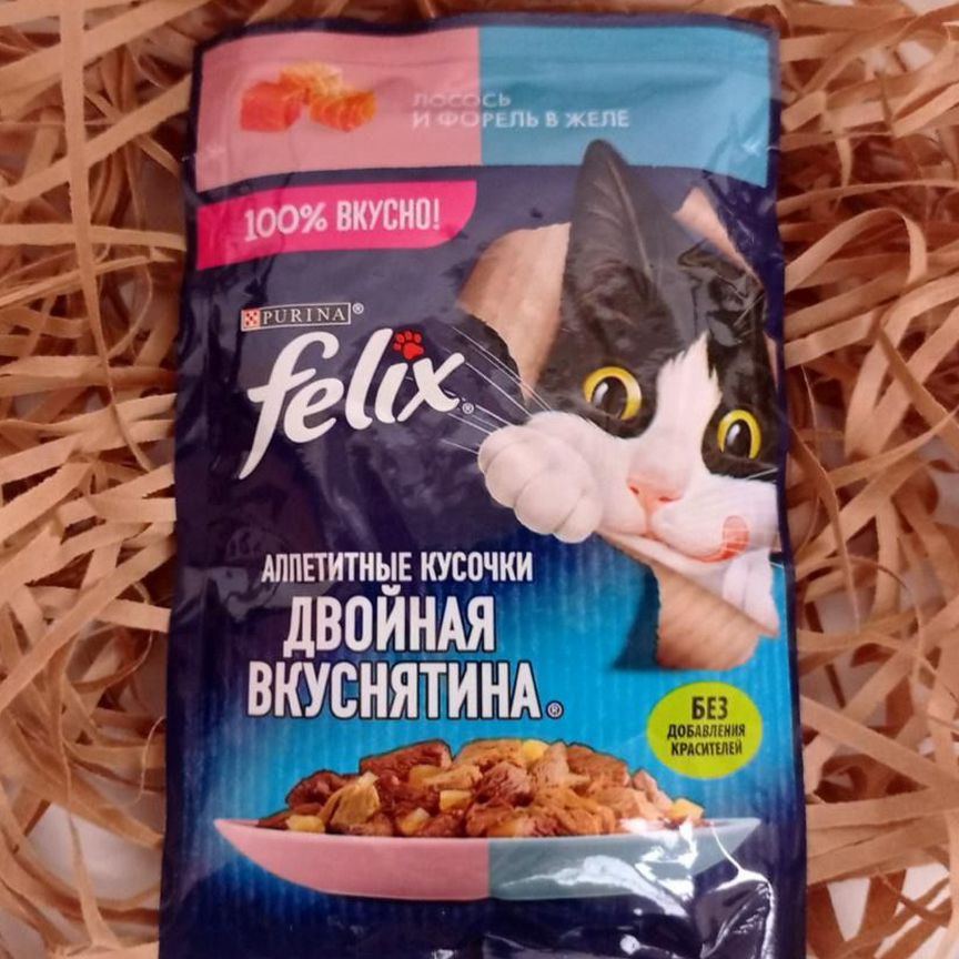 Влажный корм для кошек Felix, Whiskas, Sheba