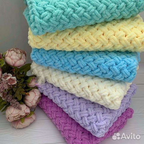 Плед из Ализе Пуффи