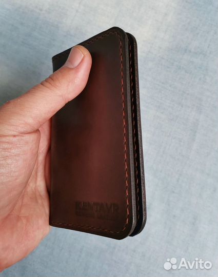 Обложка для автодокументов из натуральной кожи