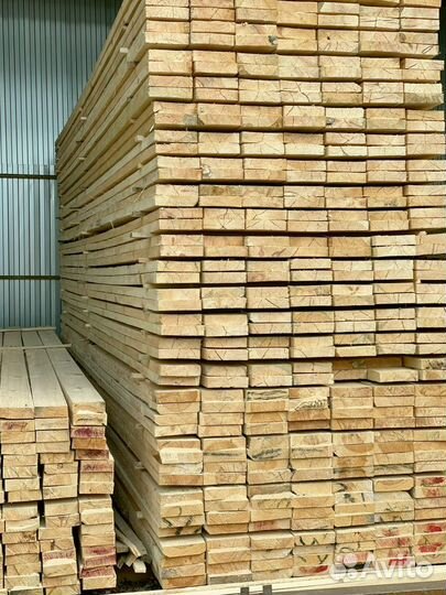 Доска обрезная 50х200х6000мм от производителя