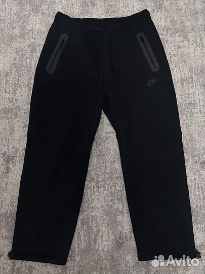 Штаны Nike tech fleece черные оригинал