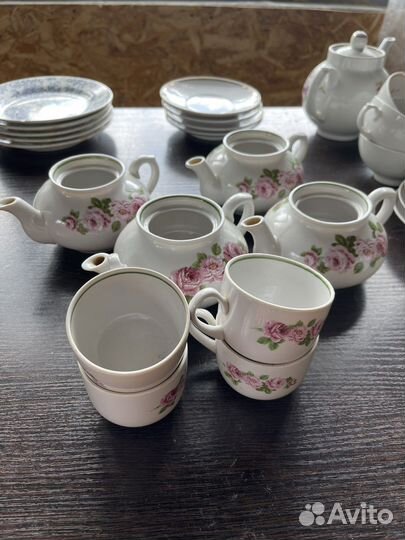 Чайные наборы и чайники вербилки СССР