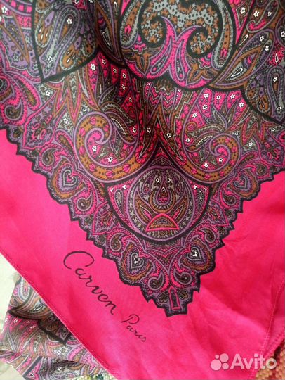 Платок Carven 85*85 и шарфик с petite point