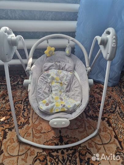 Детские электронные качели babyton