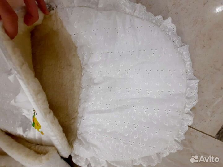 Зимний конверт на овчине