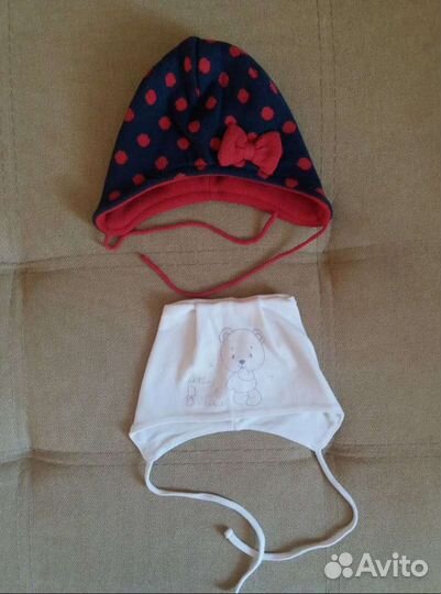 Детские шапочки с рождения