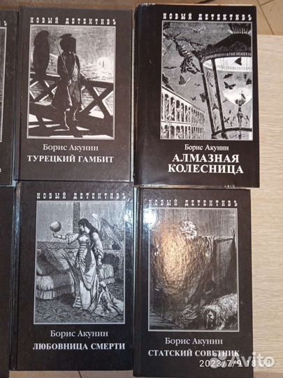 Коллекция книг Акунина