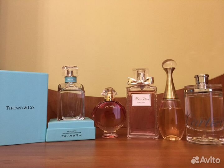 Парфюмерия Tiffany Dior PacoRabanne Cartier