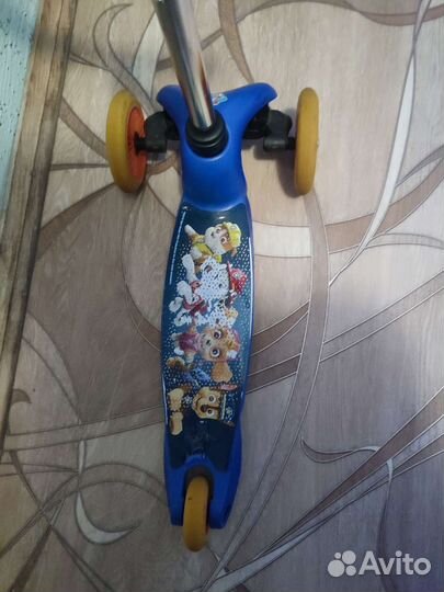 Самокат детский трехколесный бу