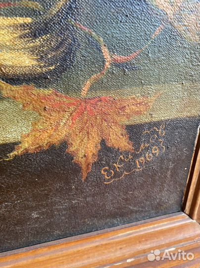Картина маслом на холсте в раме