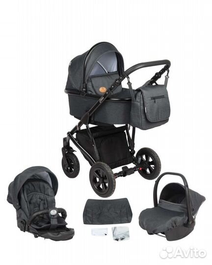 Коляска 3 в 1 Prampol