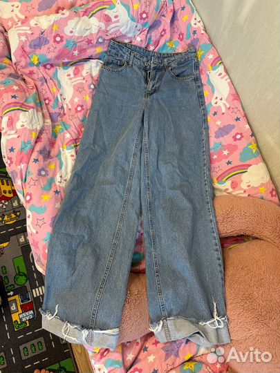 Джинсы клеш